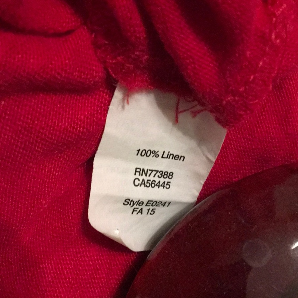 Madewell Linen Pullover sz S - Picture 9 of 10